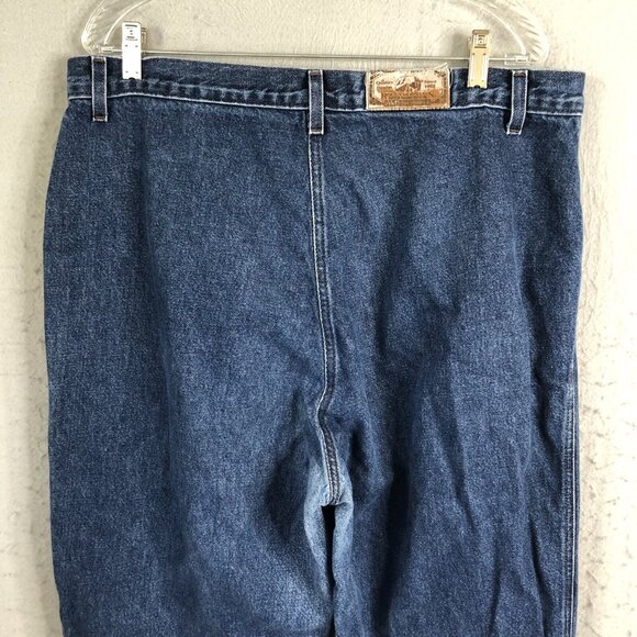 VINTAGE Rocky Mountain Jeans Juniors XL Blue Denim Bareback Western Riding - Picture 16 of 16